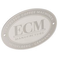 Задняя панель с эмблемой из нержавеющей стали для эспрессо-машин ECM. ER8285